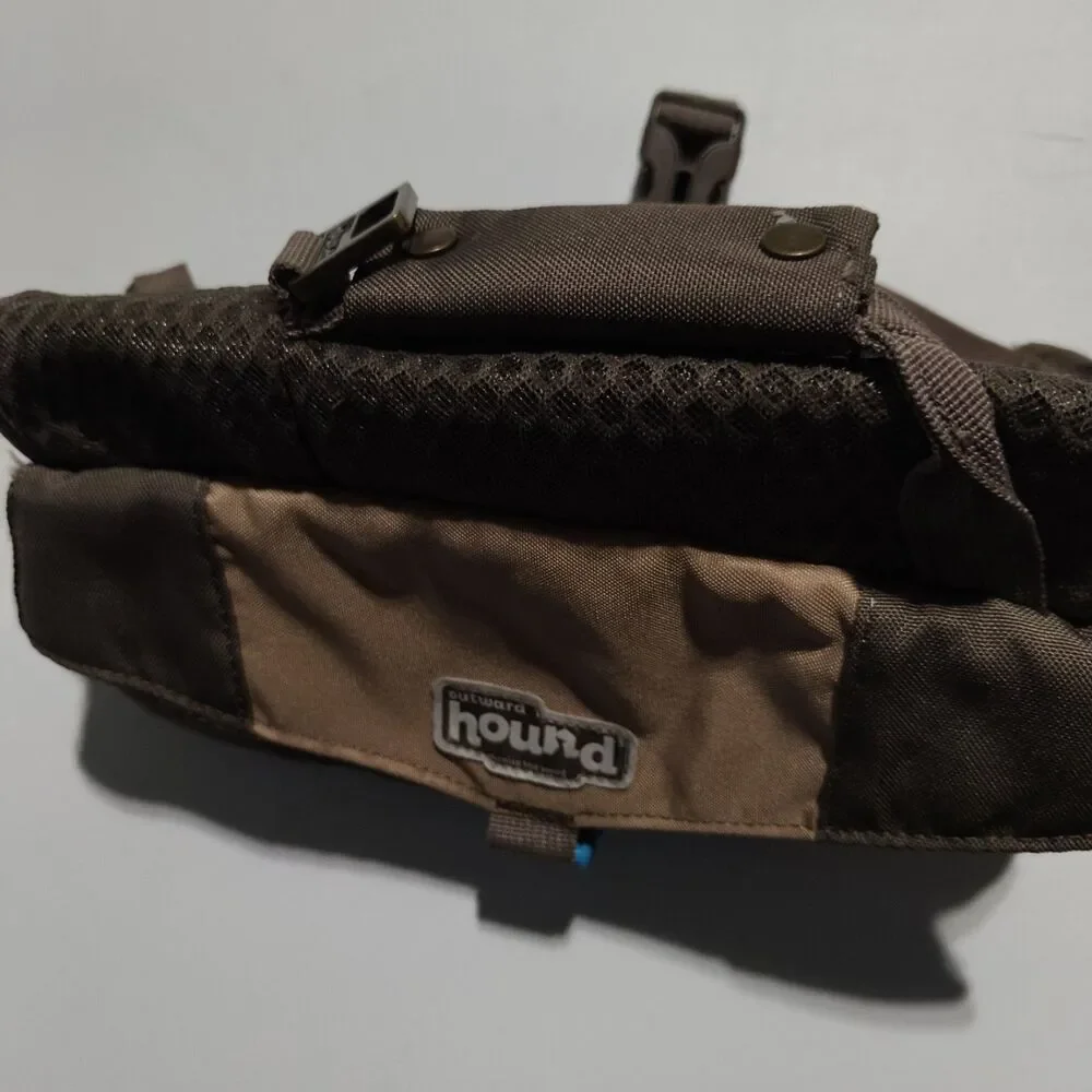 Outward Hound Denver Urban Dog Backpack Brown, Size L/Xl for Hiking Camping